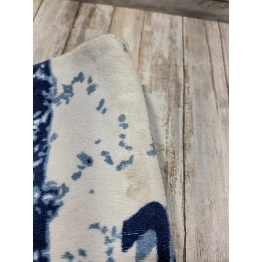 Vintage Pepsi Generation Beach Towel Blue White Cotton Like‎ Nothing Else Logo